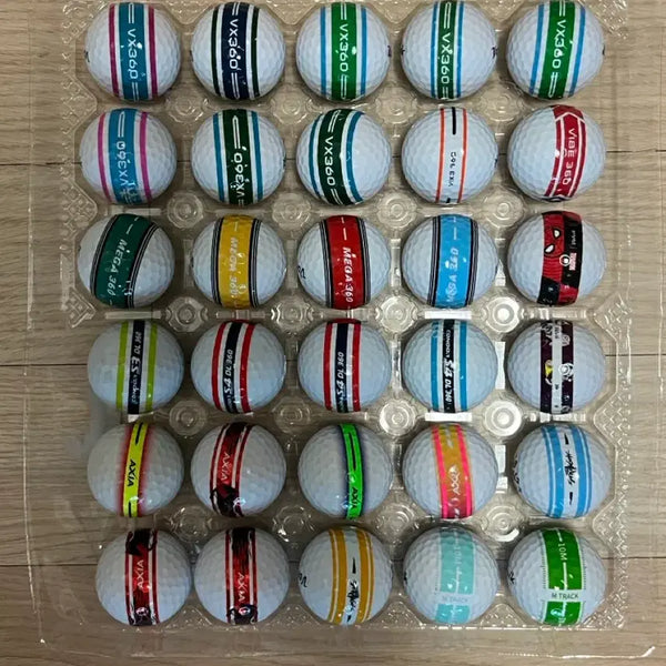 [BUNJANG] Volvik Hyper Sonic, Vista 360 Golf Balls (A+, A Grade Mixed) / 65구 볼빅 하이퍼소닉, 비스타 360등 로스트볼 a+,a급 혼합