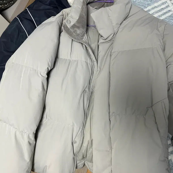 [BUNJANG] Unisex Gray Padded Jacket / 그레이 패딩