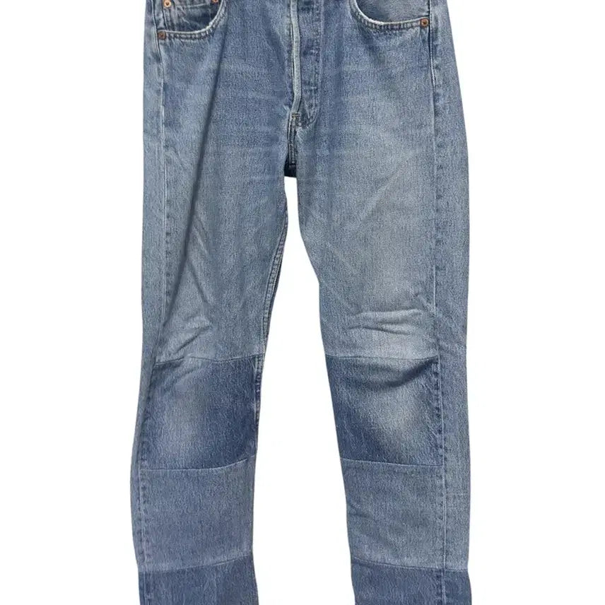 [BUNJANG] Soloist Patchwork Denim Pants / 솔로이스트 패치워크 데님 팬츠