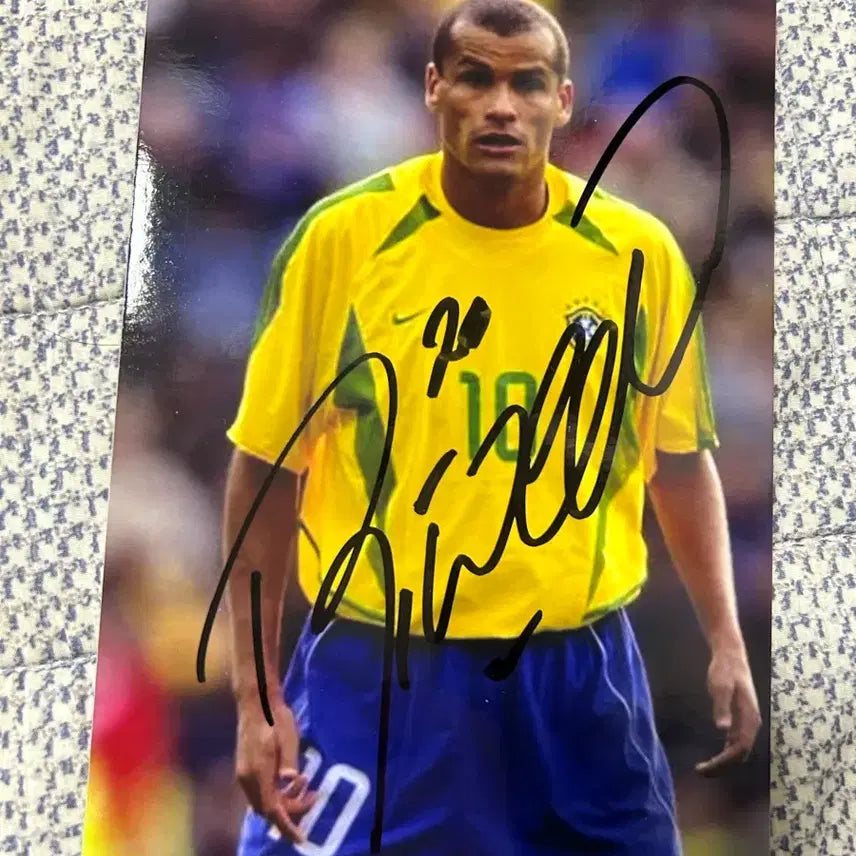 [BUNJANG] Rivaldo Autographed Photo / 히바우두 친필싸인 포토