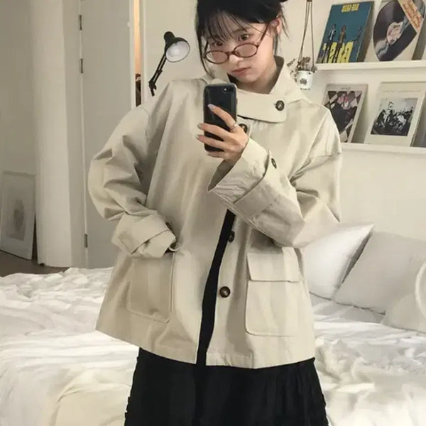 [BUNJANG] Trench Coat Jacket / 트렌치 자켓