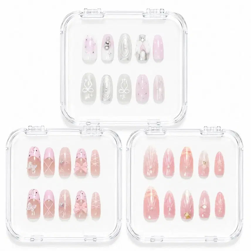 [BUNJANG] Lovely Designed Nail Tips (XS Size) / 네일