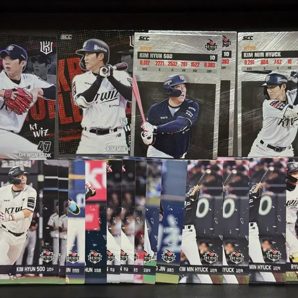 [BUNJANG] KT Wiz 2026 KBO Player Card Bundle Set / 2026 KBO 카드 KT 위즈 일괄 / 오원석 김민혁 김현수 안현민 이정훈 주권 손동현 권동진 유준규