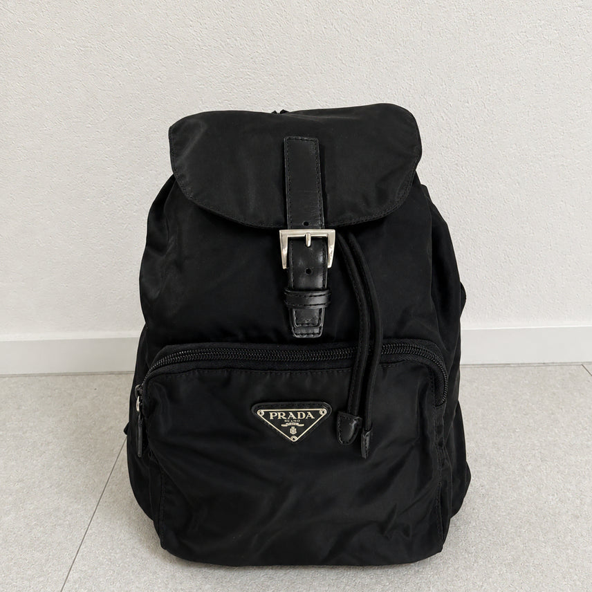 [BUNJANG] PRADA Black Nylon One Pocket Backpack / (PRADA 정품) 프라다 블랙 나일론 원포켓 백팩