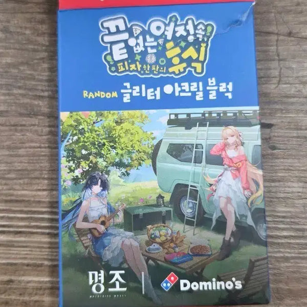 [BUNJANG] Domino's Pizza Acrylic Block / 명조 도미노피자 아크릴 블럭