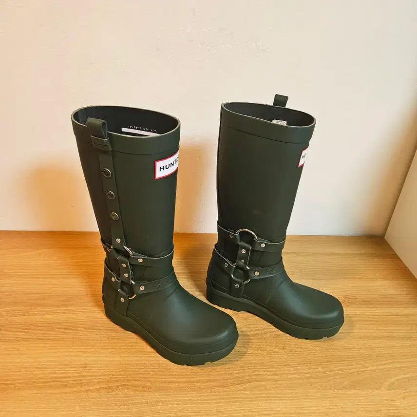 [BUNJANG] Andersson Bell Tall Rain Boots Olive / 헌터 앤더슨벨 레인부츠, 톨부츠  올리브, 250~260