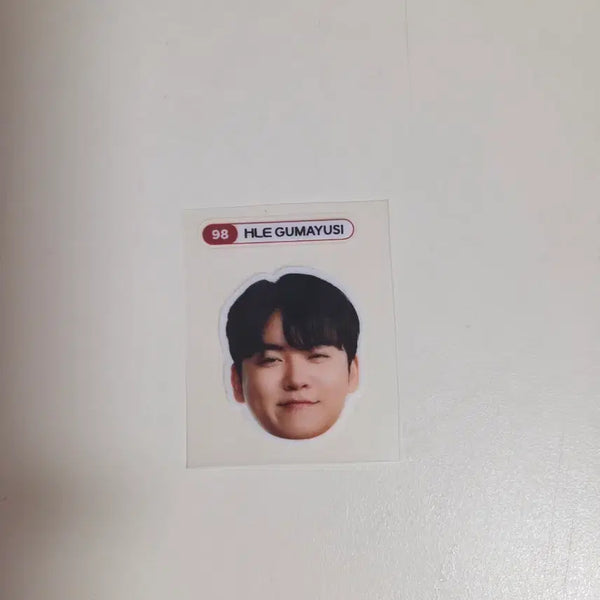 [BUNJANG] HLE Gumayusi Face Sticker / 한화생명 한생 HLE 구마유시 GUMAYUSI 얼굴 띠부실 스티커 양도