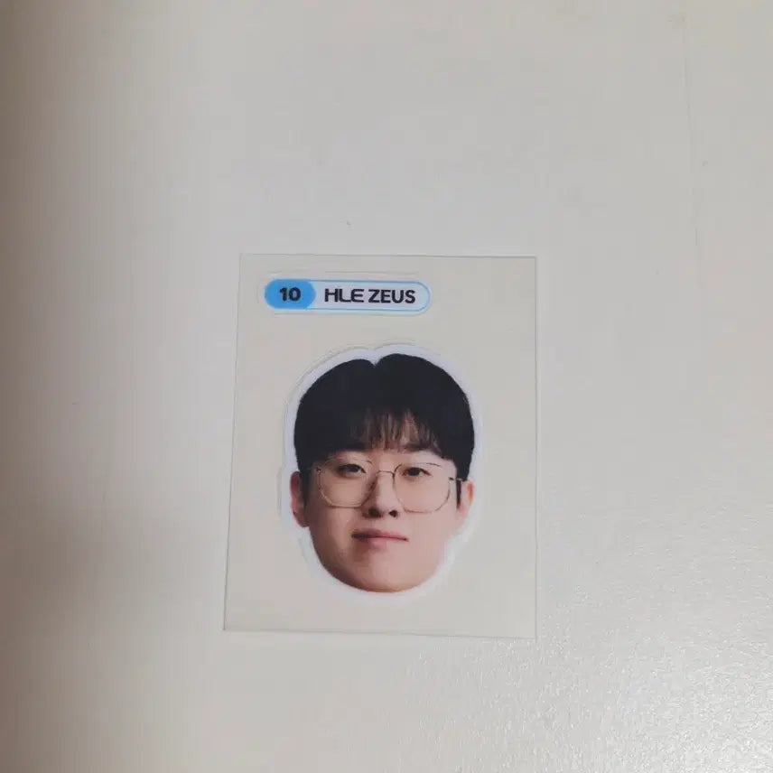 [BUNJANG] HLE Zeus Face Sticker / 한화생명 HLE 한생 제우스 ZEUS 띠부실 얼굴 스티커 양도