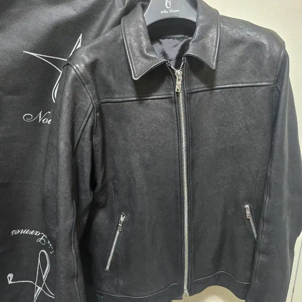 [BUNJANG] Noir Larrbes Leather Jacket Size 50 / (50)느와르라르메스  네고가능
