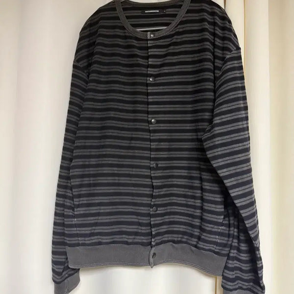 [BUNJANG] Haeching Room Striped Cardigan Blue Size 4 / 해칭룸 스트라이프 가디건 블루 4
