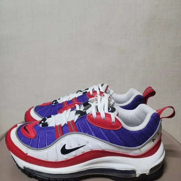 [BUNJANG] Nike Air Max 98 Purple/Red/White / >>상태최상<<  나이키 에어맥스 98 퍼플/레드/화이트 220~225 팝니다