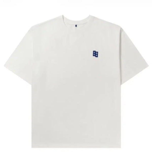 [BUNJANG] Ader Error Significant TRS/BL Tag T-Shirt Off White / 아더에러 시그니피컨트 TRS/BL 태그 티셔츠 01 오프 화이트
