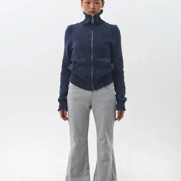 [BUNJANG] Ounesse Ending Bootcut Sweatpants (Gray) / 오운서 엔딩 부츠컷 스웻팬츠 (Gray)