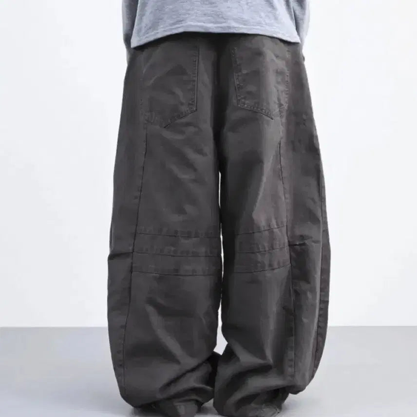 [BUNJANG] Egot Daing Incision Balloon Pants Charcoal S / 이곳 egot daing incision balloon pants