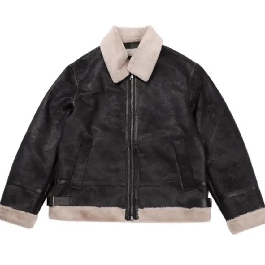 [BUNJANG] PROJECT M Men's Eco Suede Mustang Jacket / 프로젝트엠 남성 에코 무스탕 100