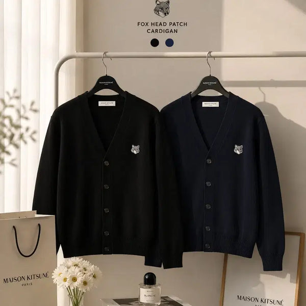 [BUNJANG] Maison Kitsuné Lambswool Cardigan / [새상품] 메종키츠네 램스울 가디건