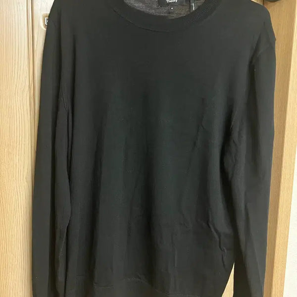 [BUNJANG] Theory Regal Wool Knit Sweater Black / 띠어리 리갈 울 니트 M 블랙