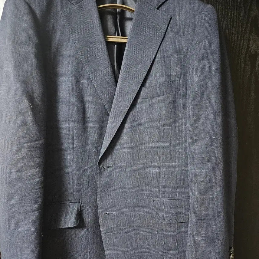 [BUNJANG] Galaxy Check Pattern Jacket Size 109 / 갤럭시 체크 패턴 자켓 사이즈 109