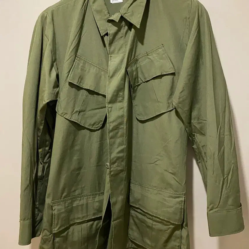 [BUNJANG] US Army Jungle Fatigue Jacket Large Long Deadstock / US 정글 퍼티그 자켓 라지 Large 데드스탁