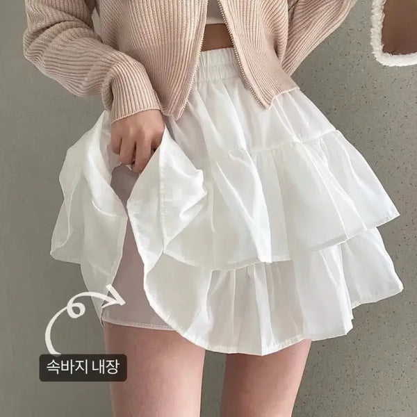 [BUNJANG] Kangkang Mini Banding Skirt / 캉캉미니 밴딩스커트