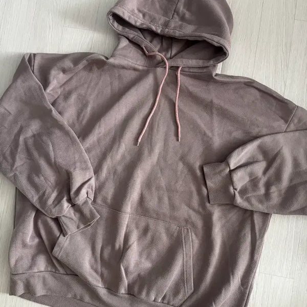 [BUNJANG] Fleece Lined Oversized Hoodie / 기모 오버핏 후드티