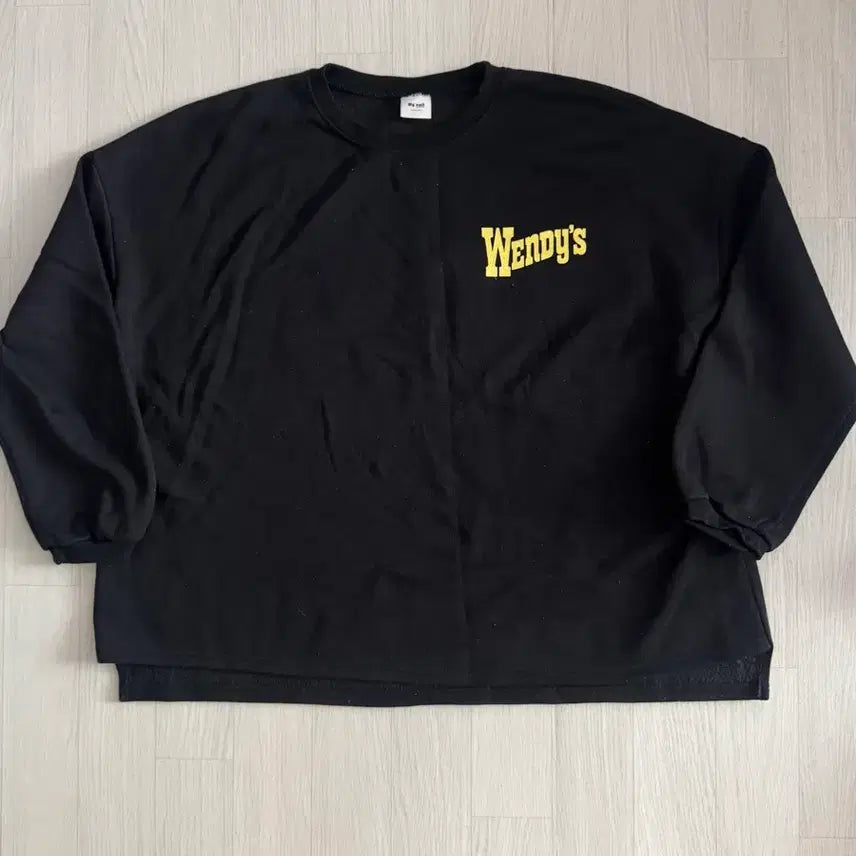 [BUNJANG] Graphic Print Sweatshirt Black / 프린팅 블랙 맨투맨