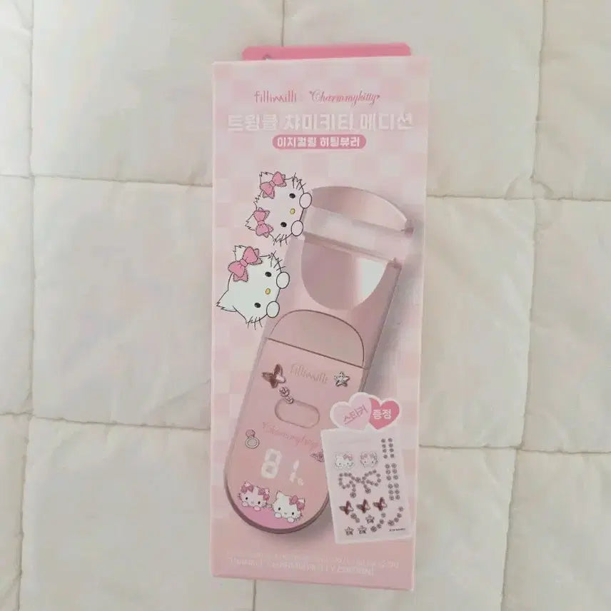 [BUNJANG] Filimili Hello Kitty Heating Eyelash Curler (Sealed) / 미개봉 ) 필리밀리 챠미키티  히팅 뷰러 헬로키티
