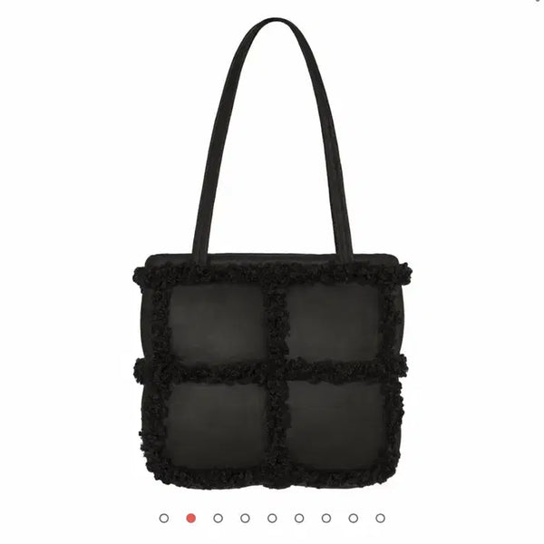 [BUNJANG] Stand Oil Bubble Bag Mini - Per Black / 스탠드오일 버블백 미니 퍼블랙