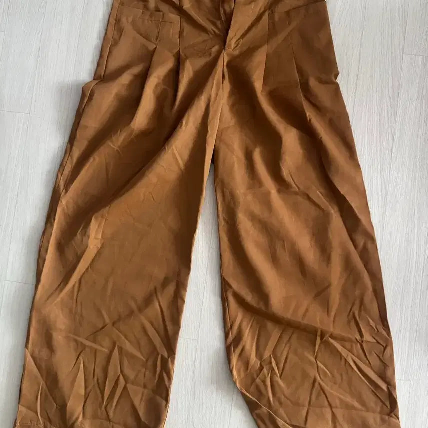 [BUNJANG] Vintage Wide-Fit Brown Slacks / 빈티지 슬랙스