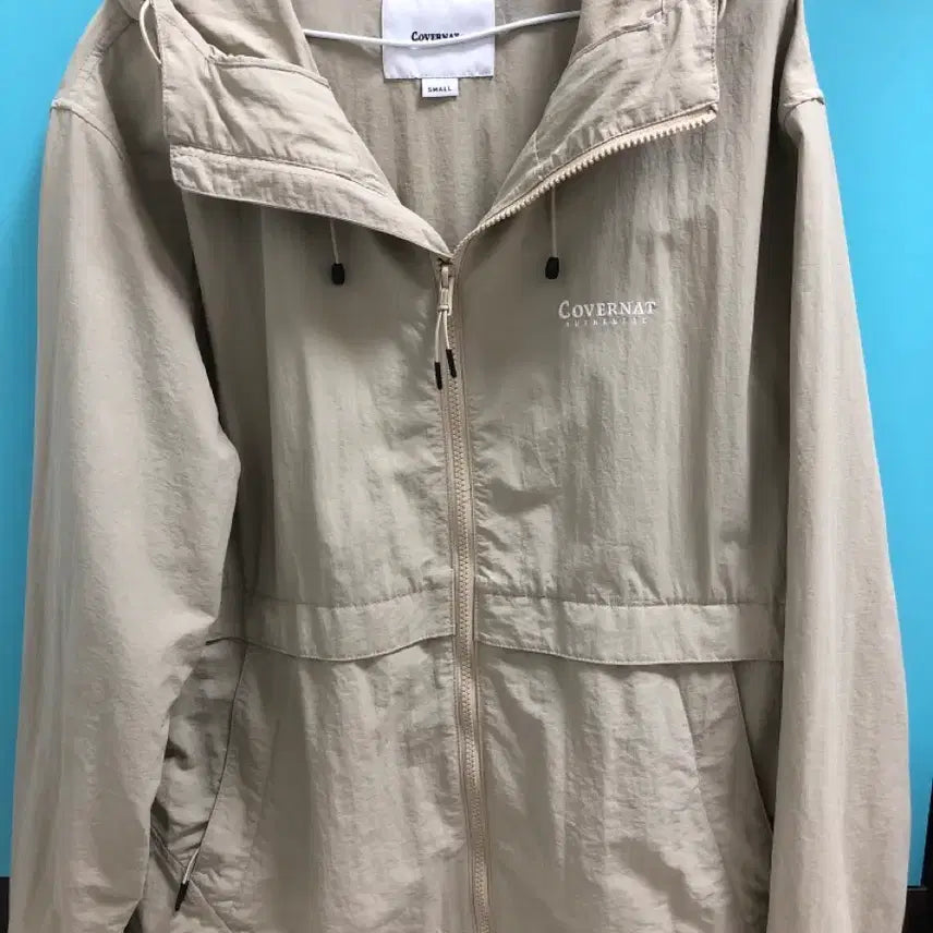 [BUNJANG] Covernat Windbreaker Beige S / 커버낫 바람막이