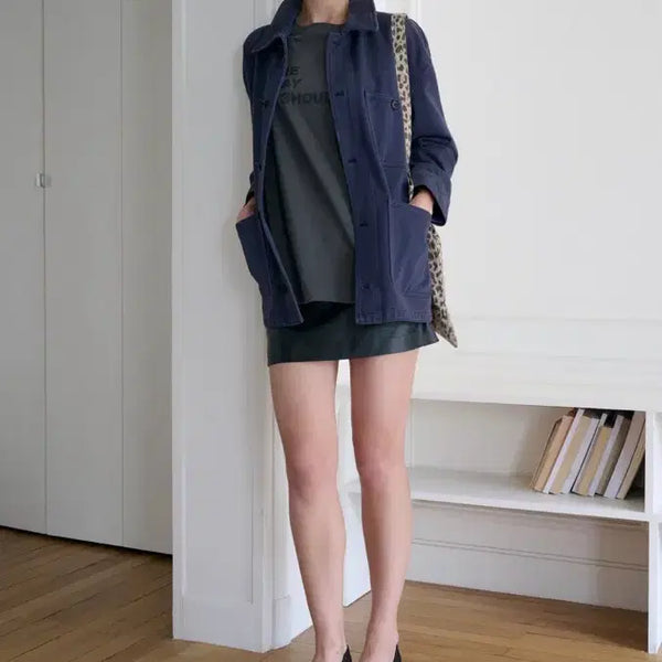 [BUNJANG] ORER Work Jacket Navy S / 오어 워크자켓 s