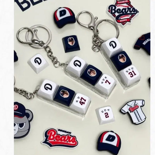 [BUNJANG] Doosan Bears Choi Min-seok Keycap / 두산베어스 키캡 최민석