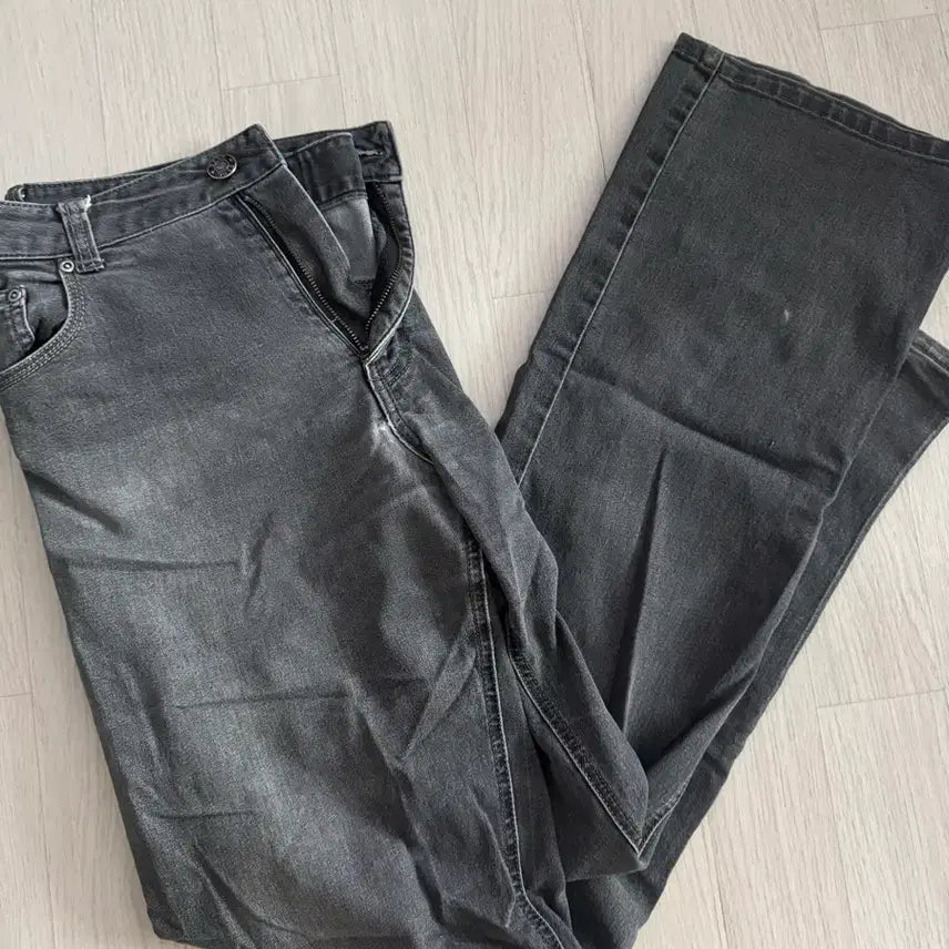 [BUNJANG] Vintage Black Denim Jeans / 빈티지 흑청바지