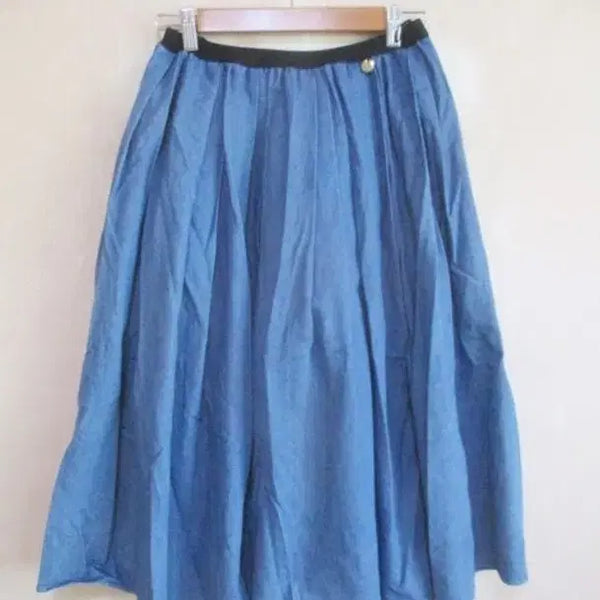[BUNJANG] Denim Flare Skirt (Wide) / 데님 플레어 스커트 ( 폭 넓음 )