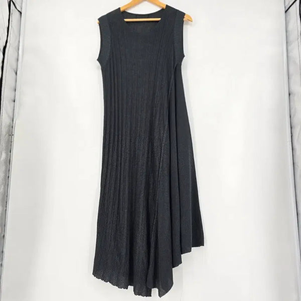 [BUNJANG] Rayon Linen Blend Sleeveless Dress / 레이온 마 혼합 여름 니트 민소매 원피스 [G31232]