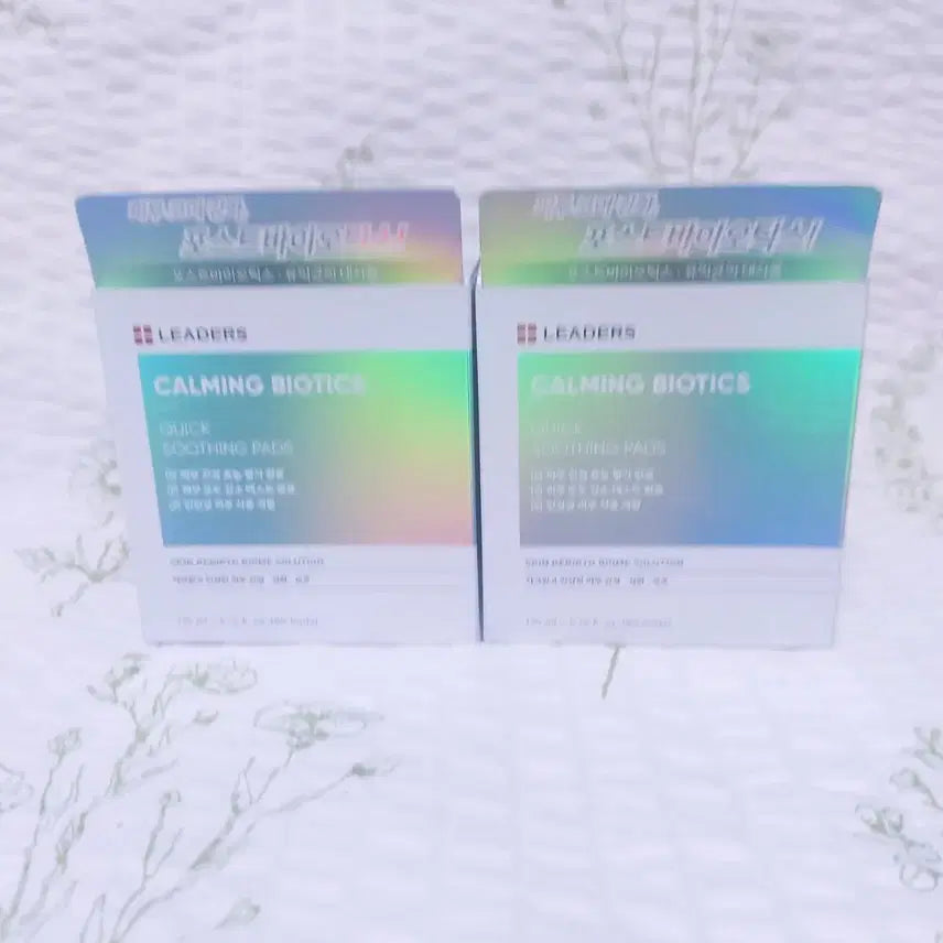 [BUNJANG] Leaders Calming Biotics Quick Soothing Pad Set / 리더스 카밍 바이오틱스 퀵 수딩 패드 80매 2통 일괄