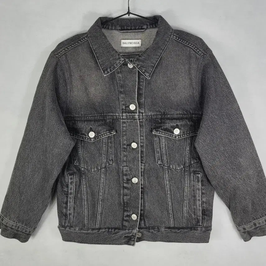 [BUNJANG] Balenciaga Greywash Denim Jacket / (정품) 발렌시아가 그레이진 데님 자켓