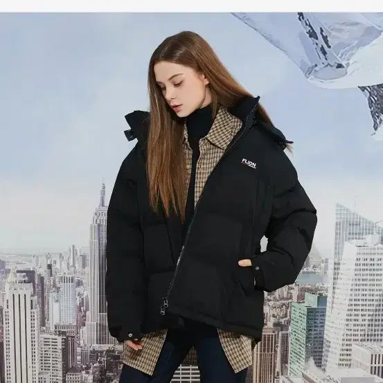 [BUNJANG] Flion Black Padded Jacket / 플리온 블랙 패딩(새상품급)