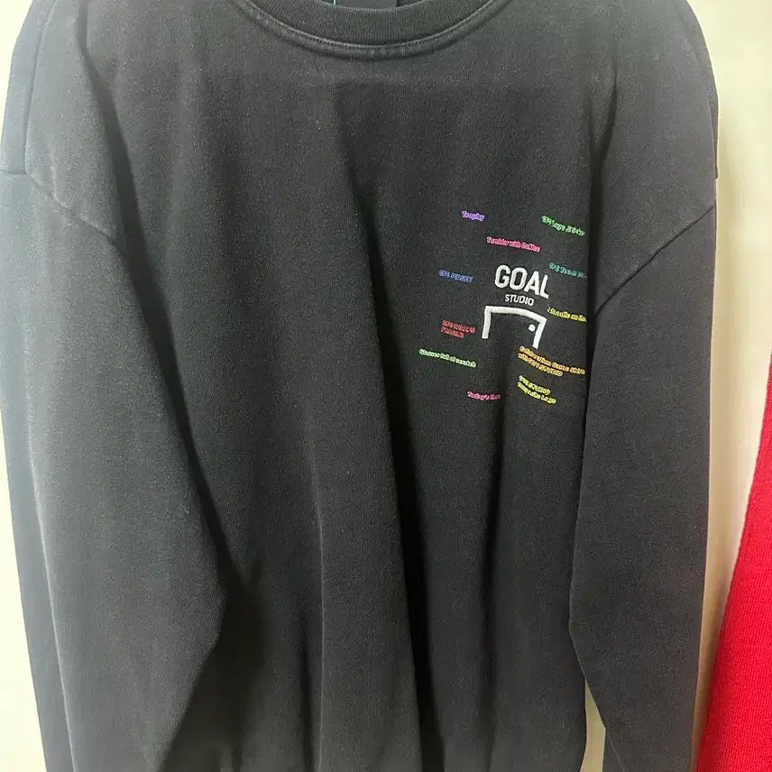 [BUNJANG] GOAL STUDIO Sweatshirt Black / 골 스튜디오 맨투맨