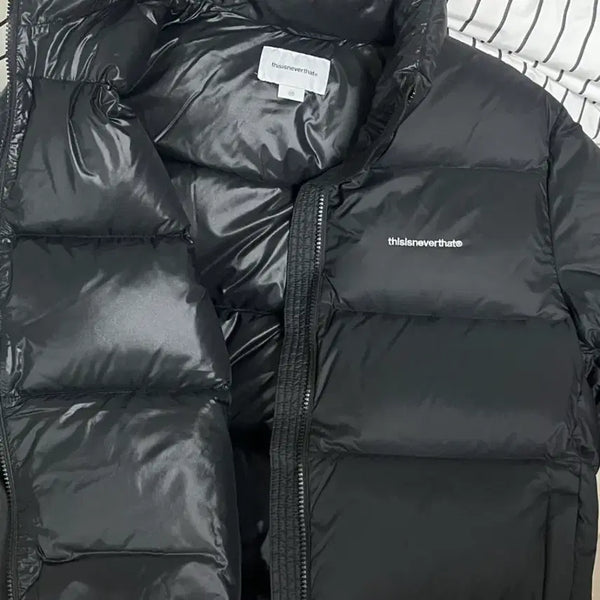 [BUNJANG] thisisneverthat Padded Short Jacket Black / 디스이즈네버댓 패딩