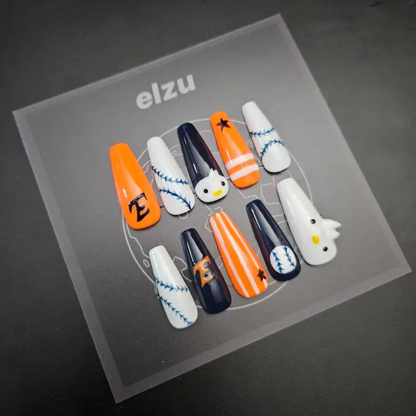 [BUNJANG] Hanwha Eagles Handmade Nail Tips / [새상품] 한화이글스 수제 네일팁 팝니다
