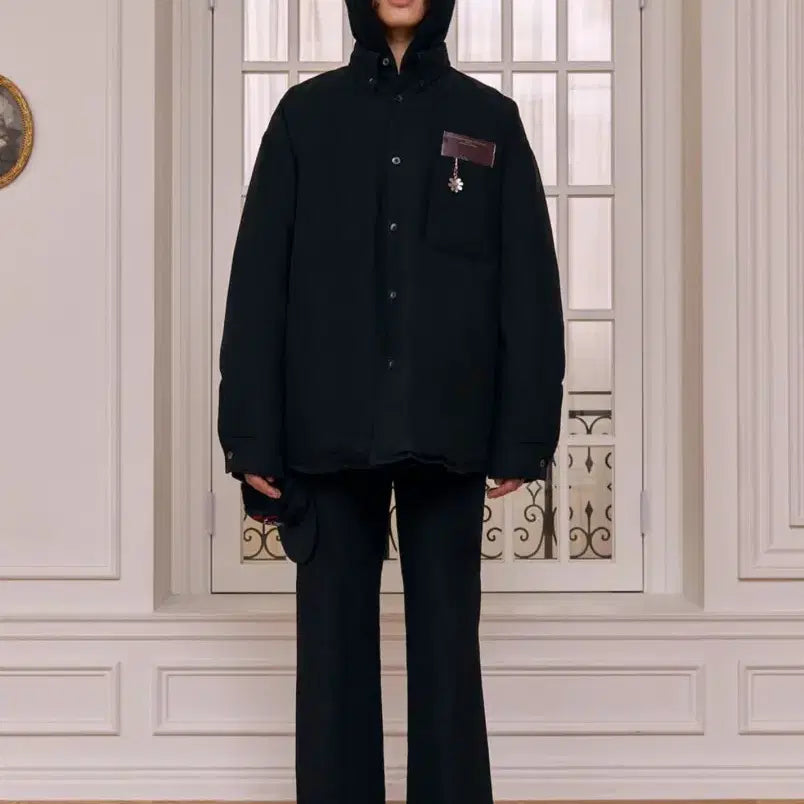[BUNJANG] Stu Goose Down Padding Shirt L / Stu 구스다운 패딩셔츠 L