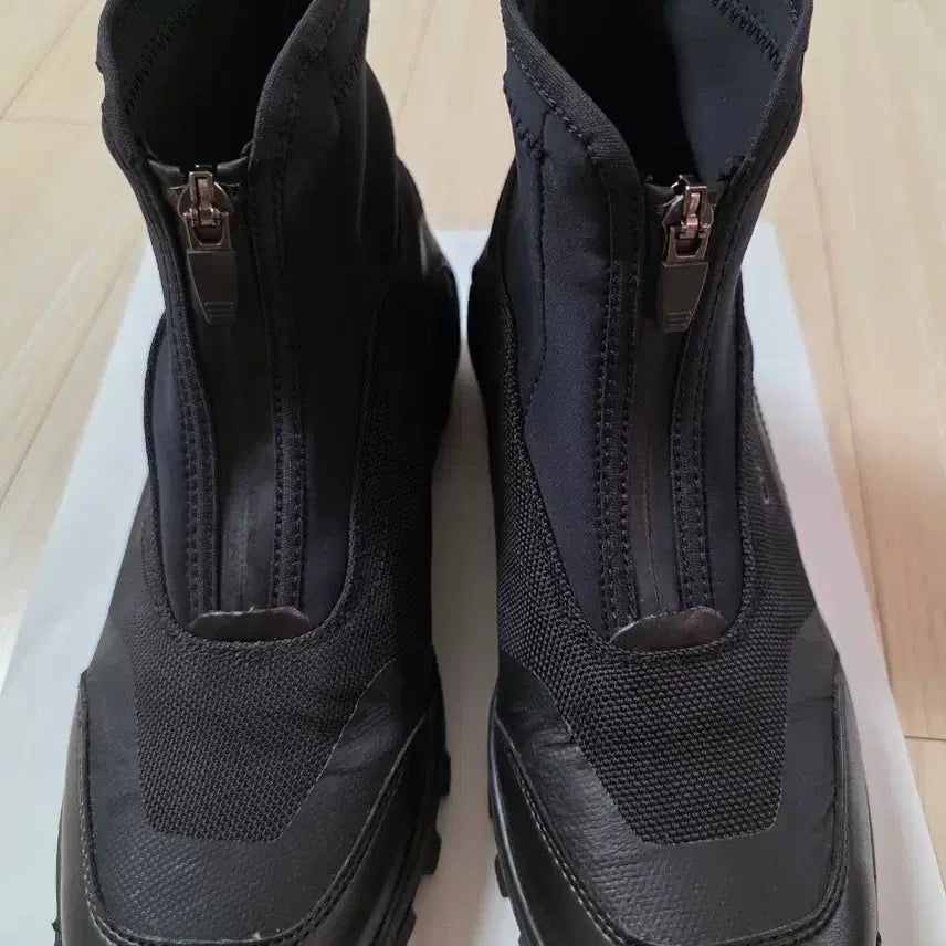 [BUNJANG] Ganni Performance High Top Zip Sneakers Black / 가니 퍼포먼스 하이탑 집 스니커즈 블랙