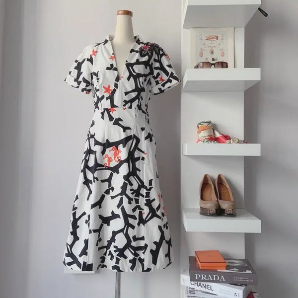 [BUNJANG] Gucci Patterned Dress / [4455] 구찌(GUCCI) 패턴 원피스