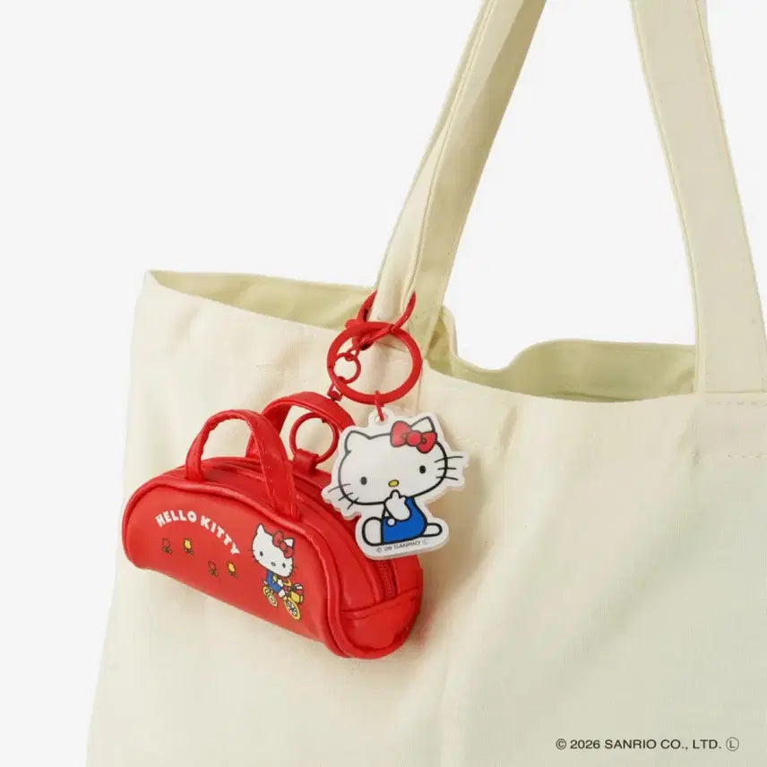 [BUNJANG] Sanrio Hello Kitty Boston Bag Keychain / 산리오 헬로키티 보스턴백 키링
