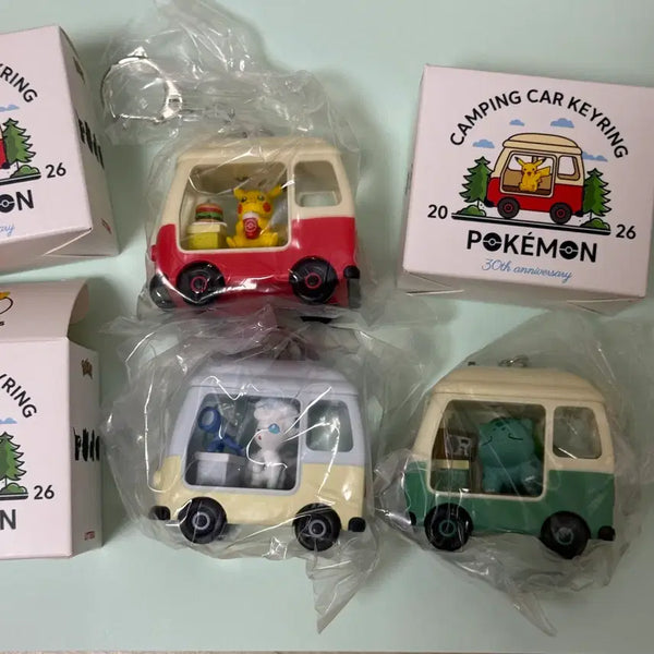 [BUNJANG] Pokemon Lotteria Camping Figure Set (3 Types) / 포켓몬스터 롯데리아 캠핑 피규어 3종 세트