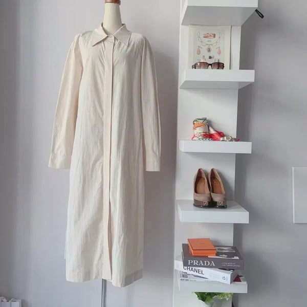 [BUNJANG] INSILENCE Long Shirt Dress / [S] 인사이런스(INSILENCE) 롱 셔츠 원피스