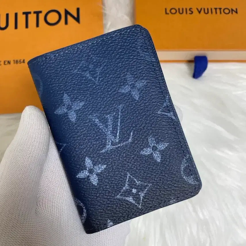 [BUNJANG] Louis Vuitton Gradient Navy Organizer Card Holder / [새상품급/정품] 루이비통 그라데이션 네이비 오거나이저