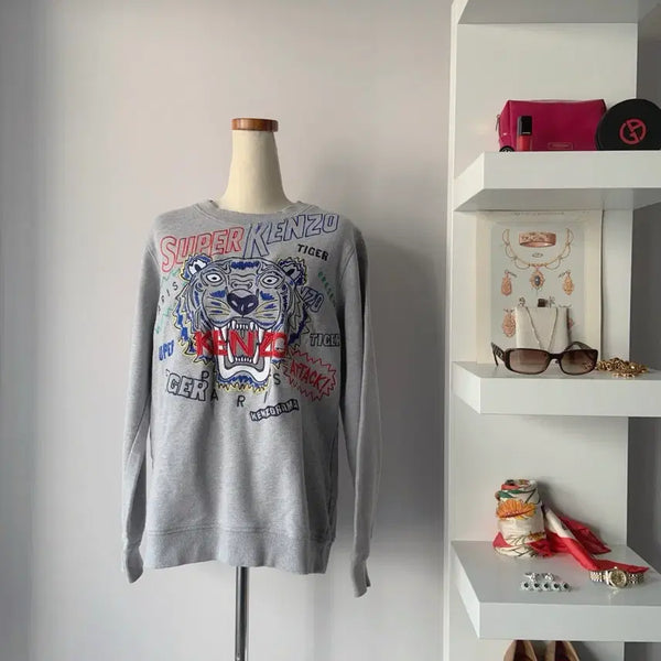 [BUNJANG] Kenzo Tiger Graphic Sweatshirt / [55] 겐조(KENZO) 타이거 그래픽 맨투맨 티셔츠