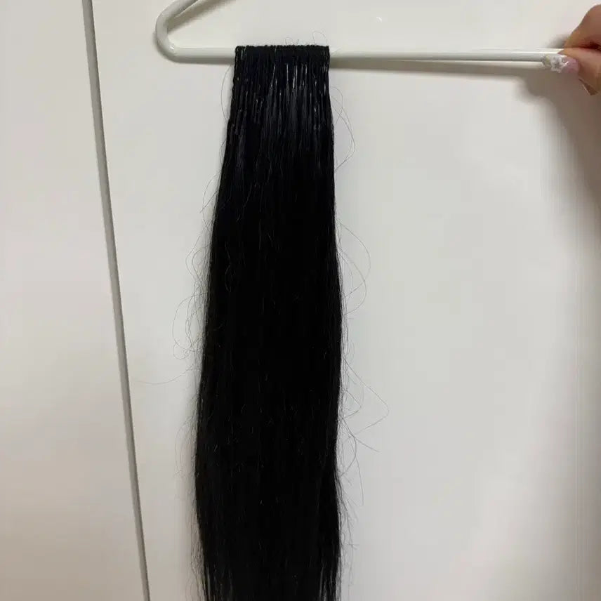 [BUNJANG] 18 Inch Black Hair Extensions / 붙임머리 18인치 블랙